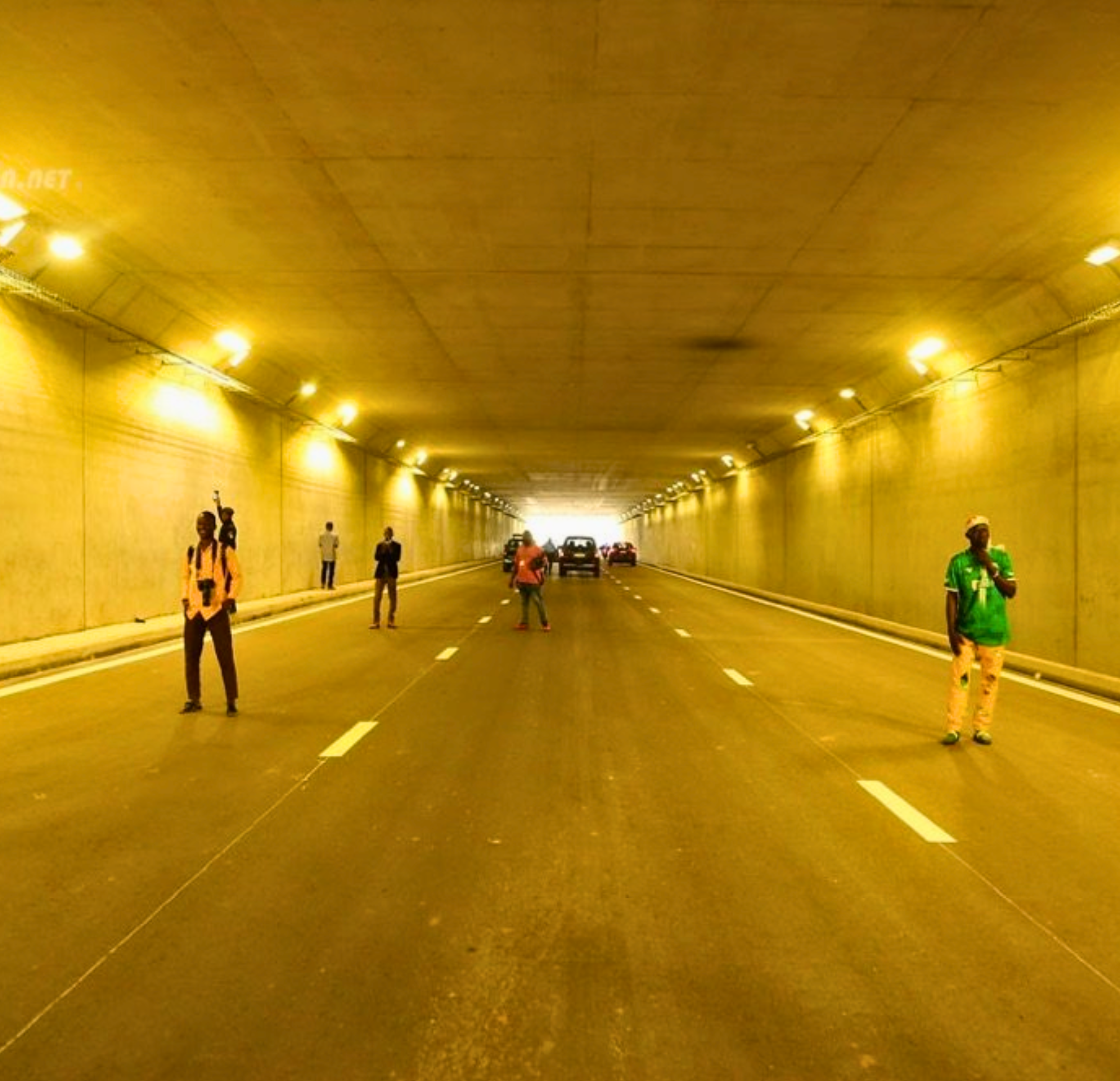 Image éclairage du tunnel d’Abobo